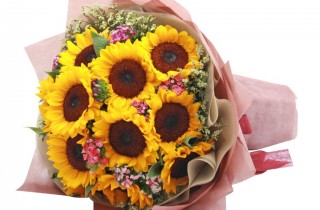 Sun Flowers Bouquet - Happy Everyday